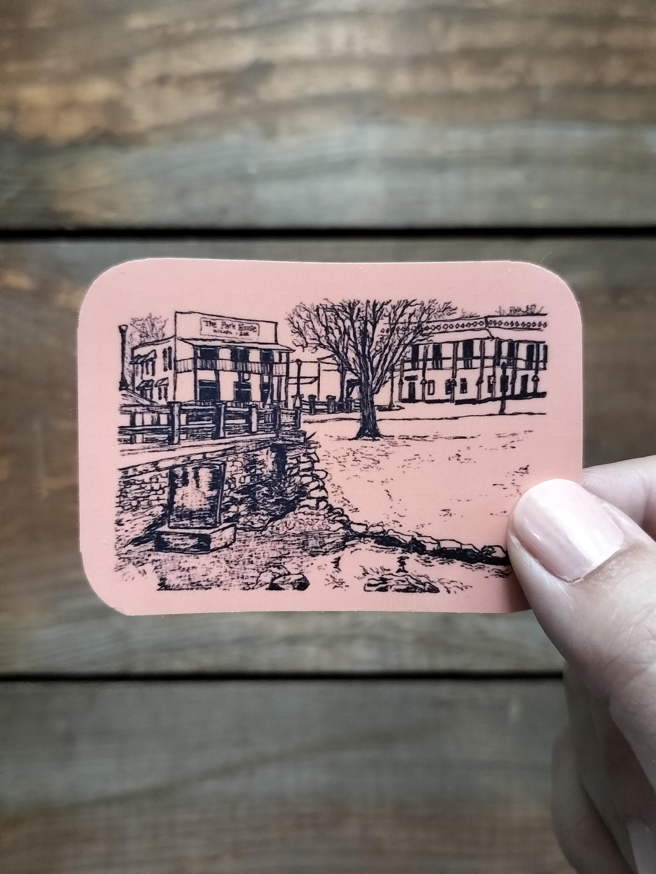 Park House Vinyl Sticker: Downtown Siloam Springs, AR
