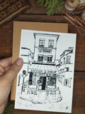 Cafe | Art Print | Original Drawing | Le Consulat | Paris Cafe | VanGogh | Claude Monet |