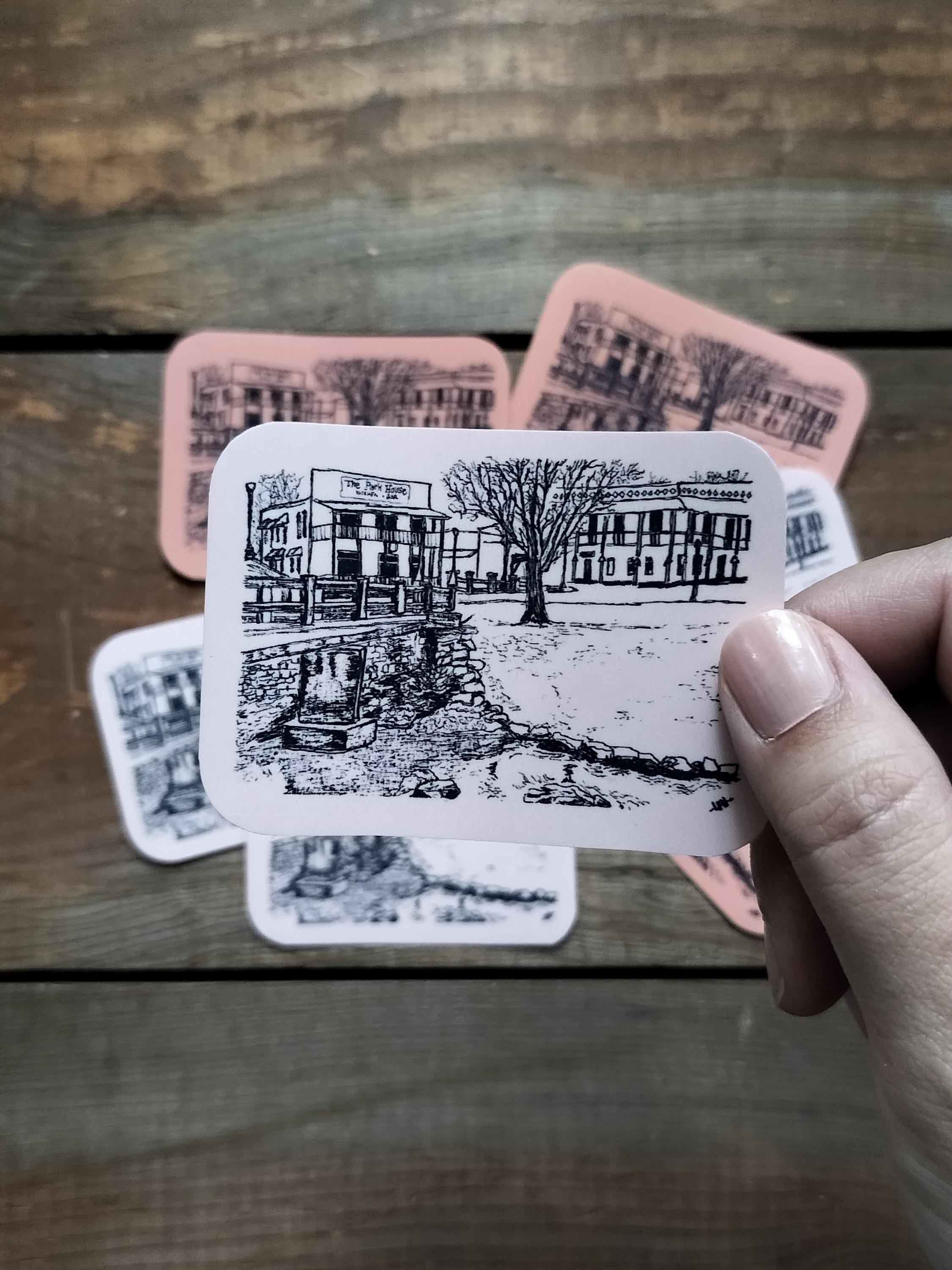Park House Vinyl Sticker: Downtown Siloam Springs, AR