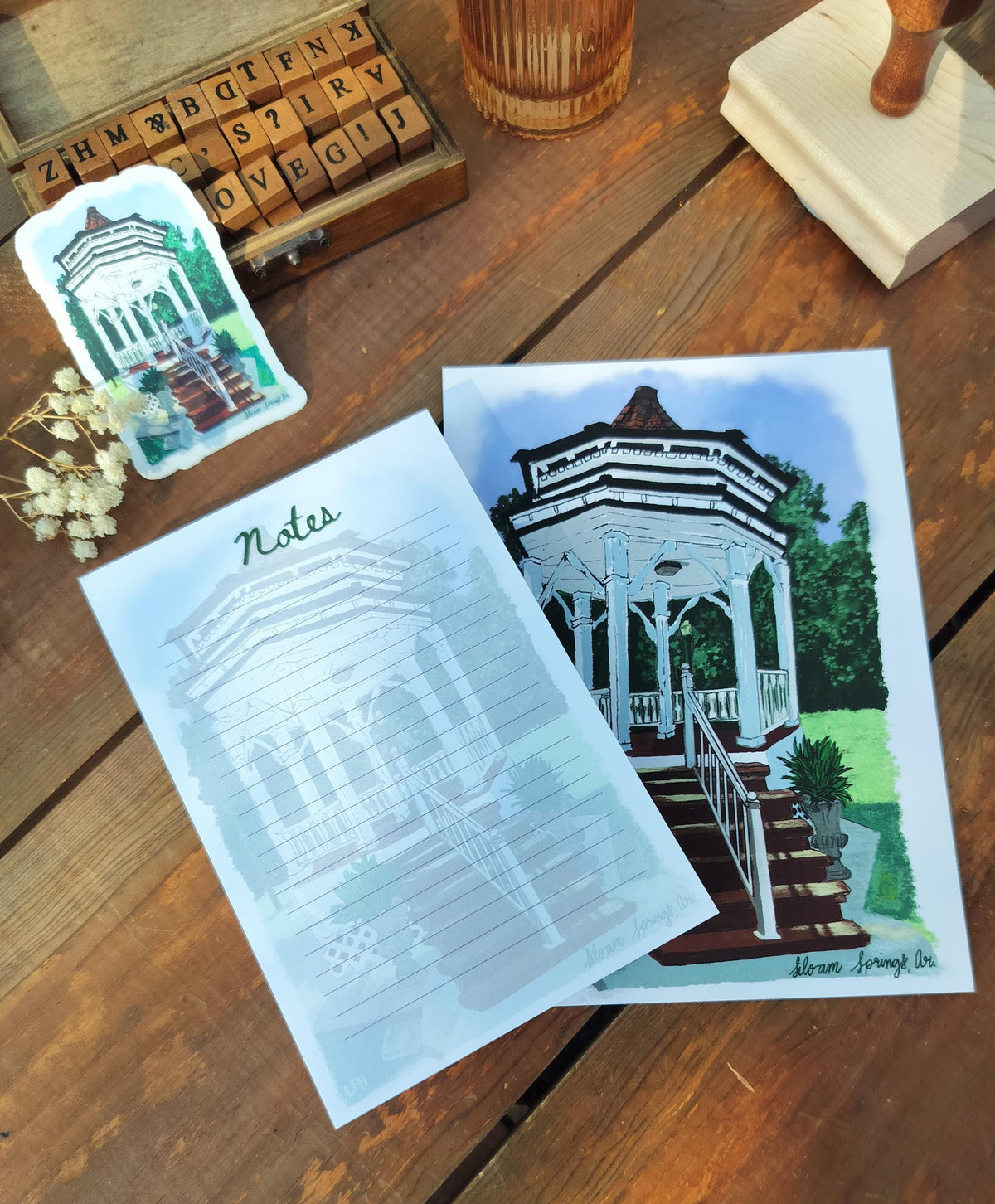 Gazebo Sticker | Siloam Springs Sticker
