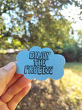 Inspirational Quote Sticker: "Enjoy The Process" Waterproof Vinyl Decal