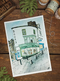 Bookstore | Art Print | Original Painting | The Bookhive | England Art |