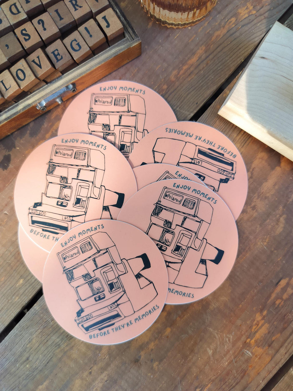 Polaroid Sticker | Vintage Camera