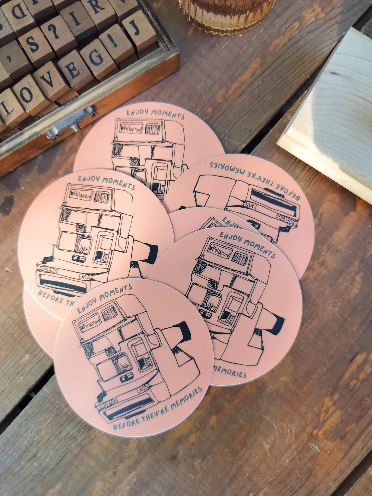 Polaroid Sticker | Vintage Camera