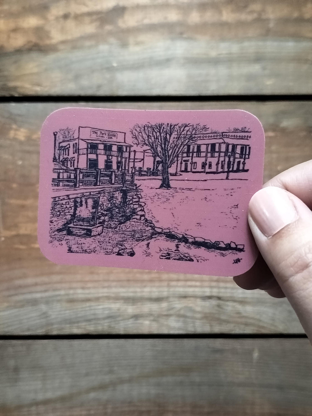 Park House Vinyl Sticker: Downtown Siloam Springs, AR