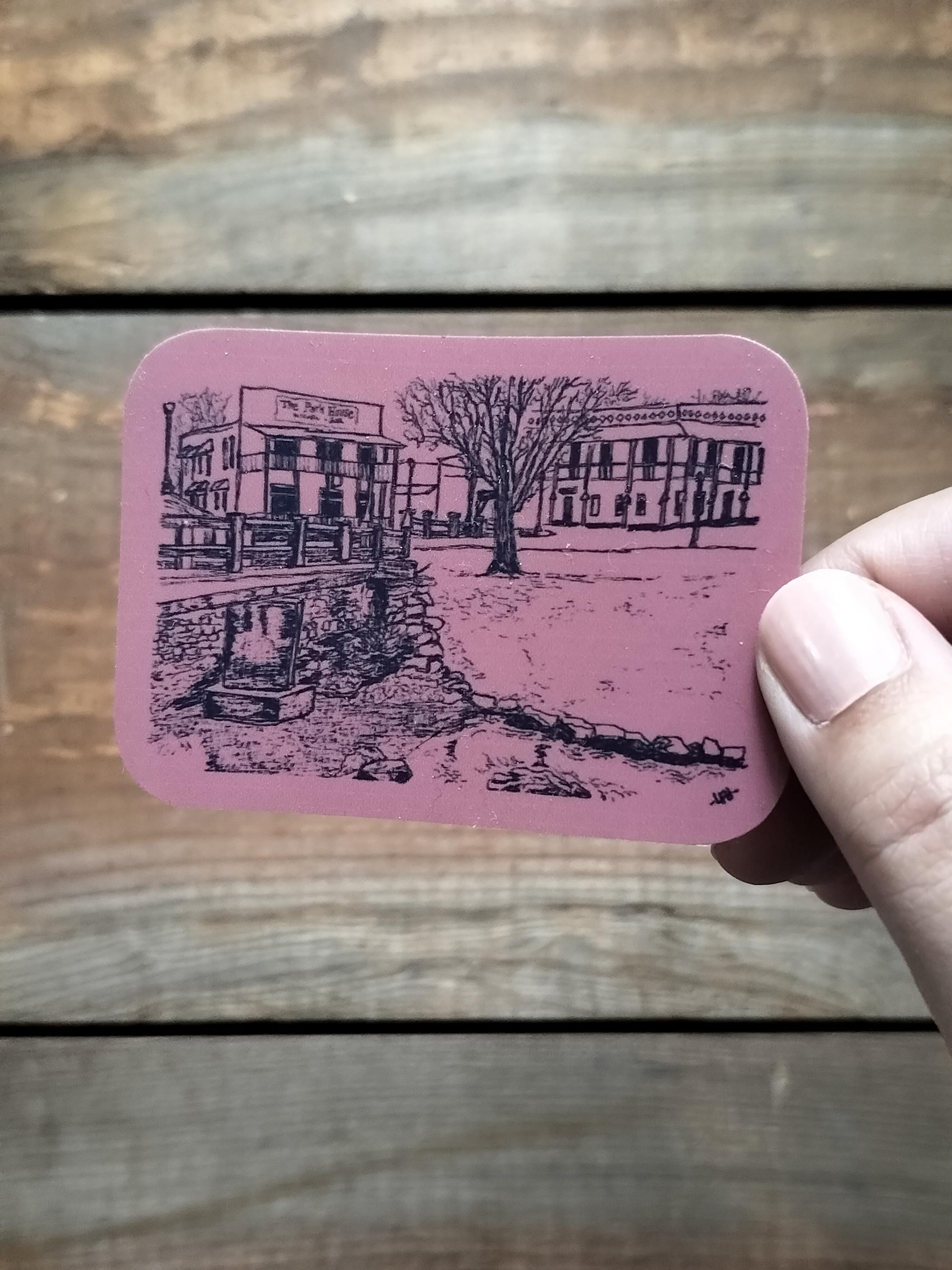 Park House Vinyl Sticker: Downtown Siloam Springs, AR
