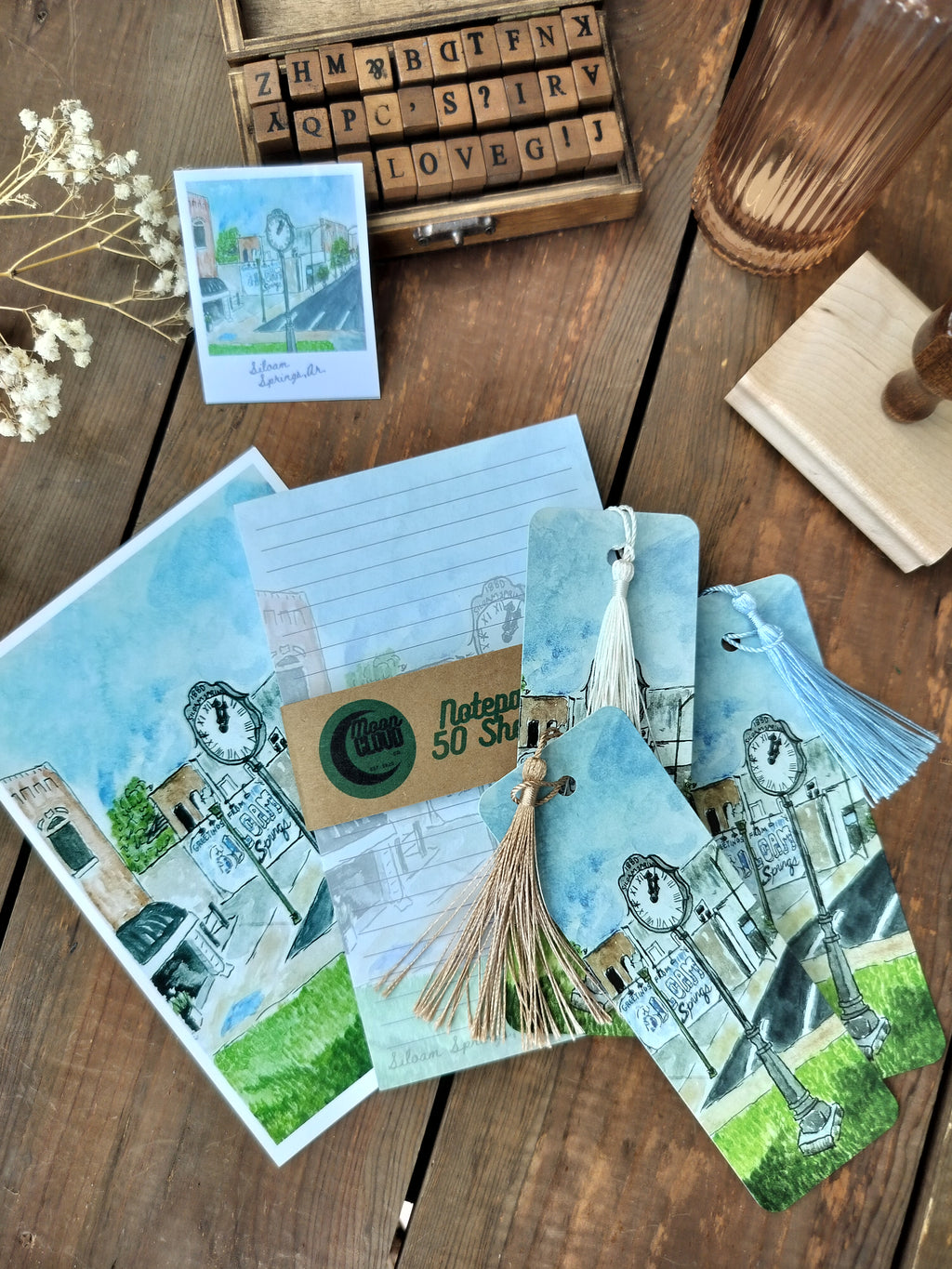 Siloam Springs Citizens Clock Notepad