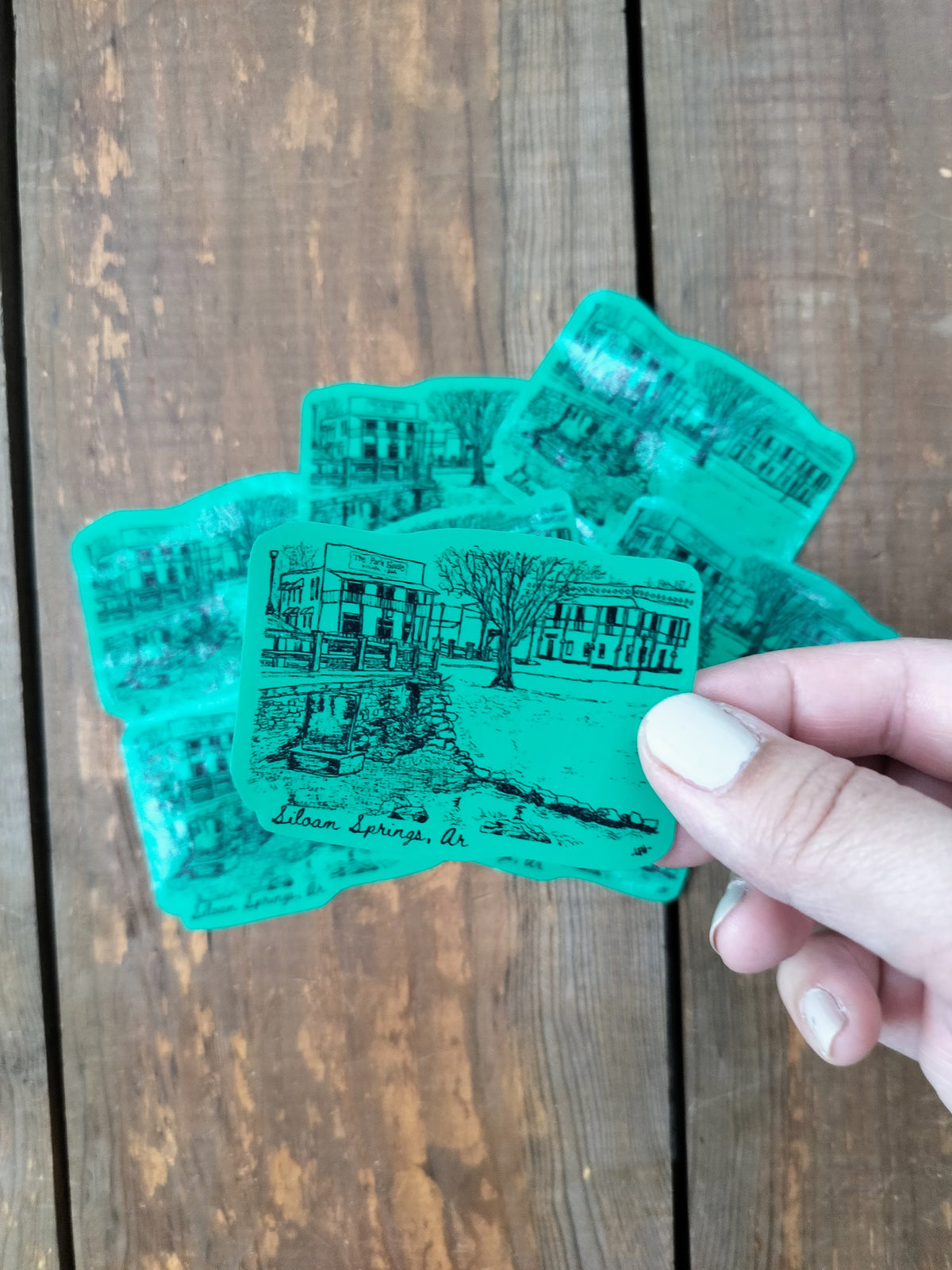 Park House Vinyl Sticker: Downtown Siloam Springs, AR