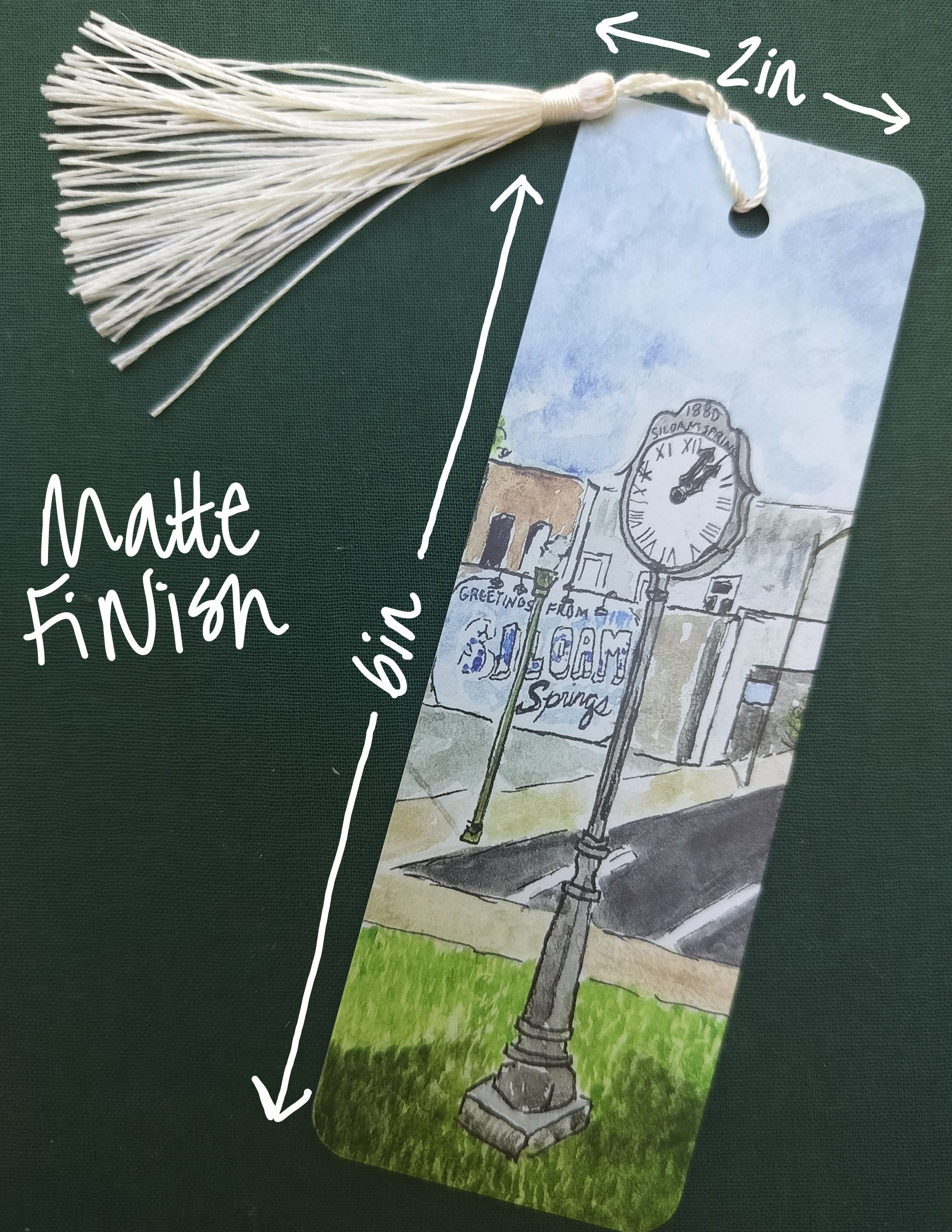 Siloam Springs Citizen Clock Bookmark