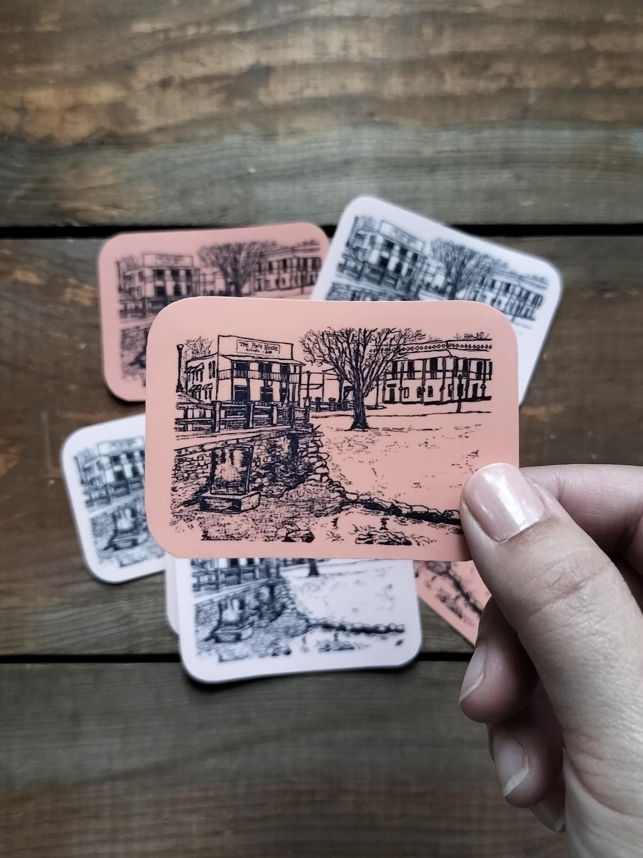 Park House Vinyl Sticker: Downtown Siloam Springs, AR