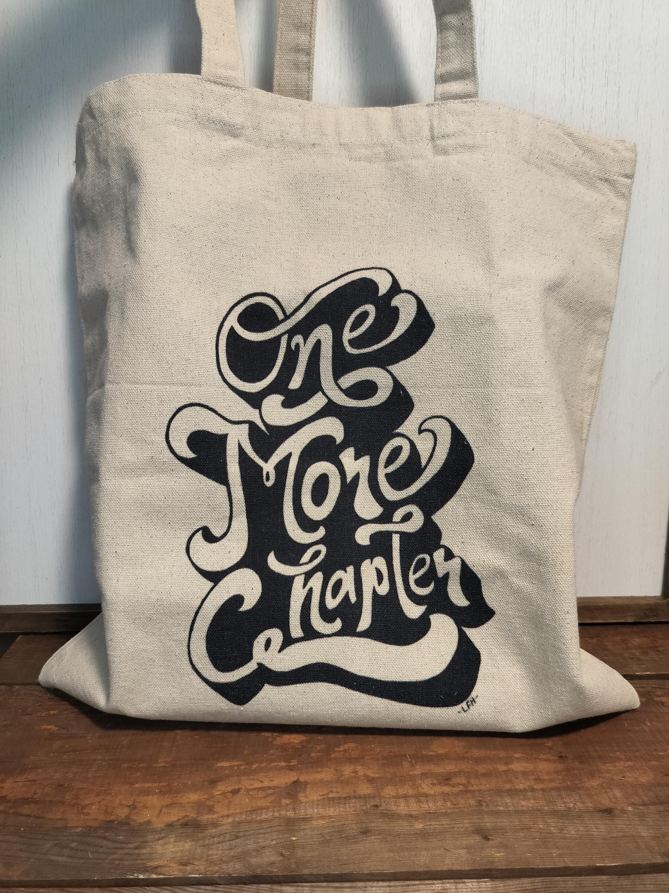 Cotton Canvas Tote Bag Gift Book Lover Tote Cute Book Tote
